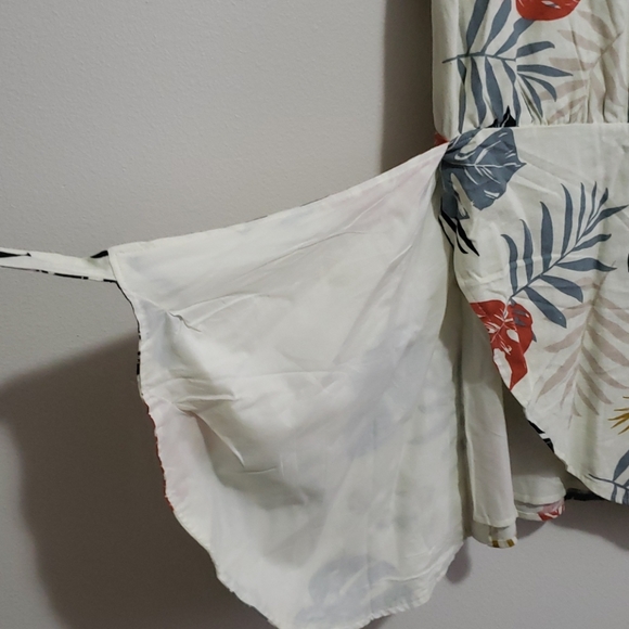 NEW VICI Canyon Palm Print Tie Dress - Picture 8 of 15